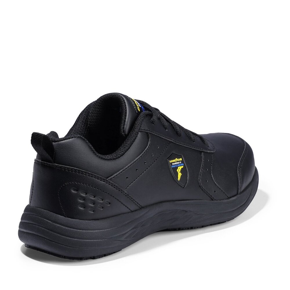 Skechers Womens Slip Resistant Casual Comfort Shoes Oula Black Lightweight - Picture 6 of 16